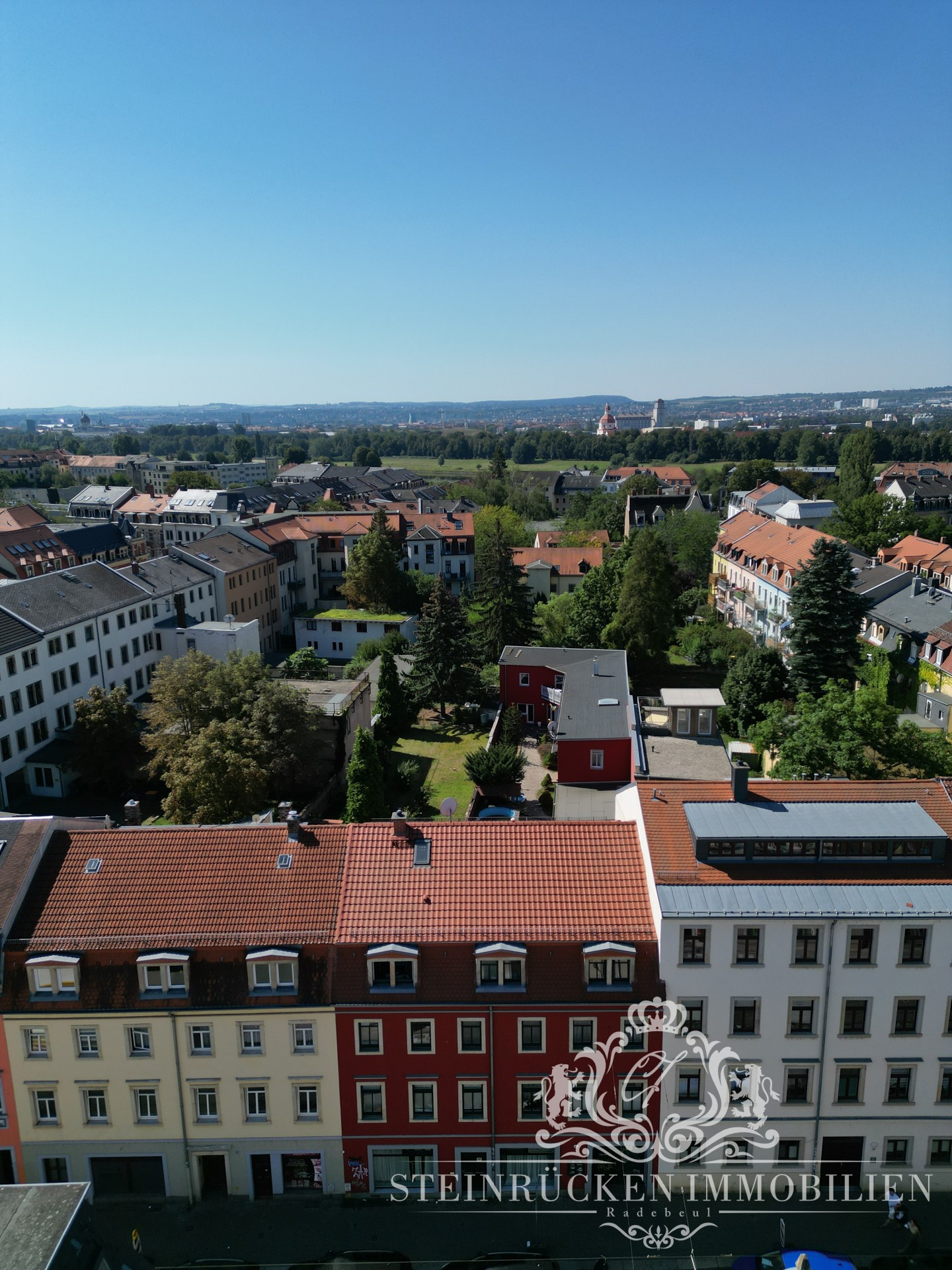 Ansicht Vorder-und Hinterhaus