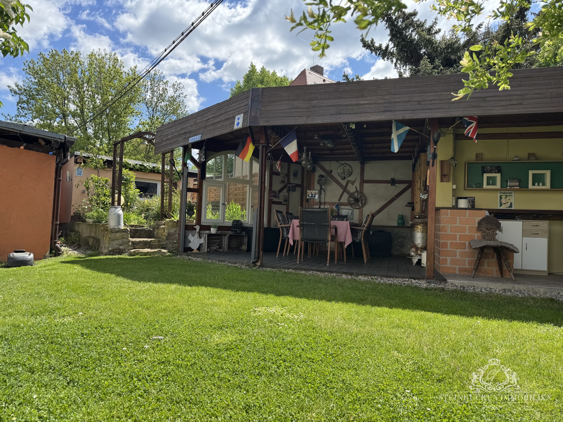 angelegter Garten