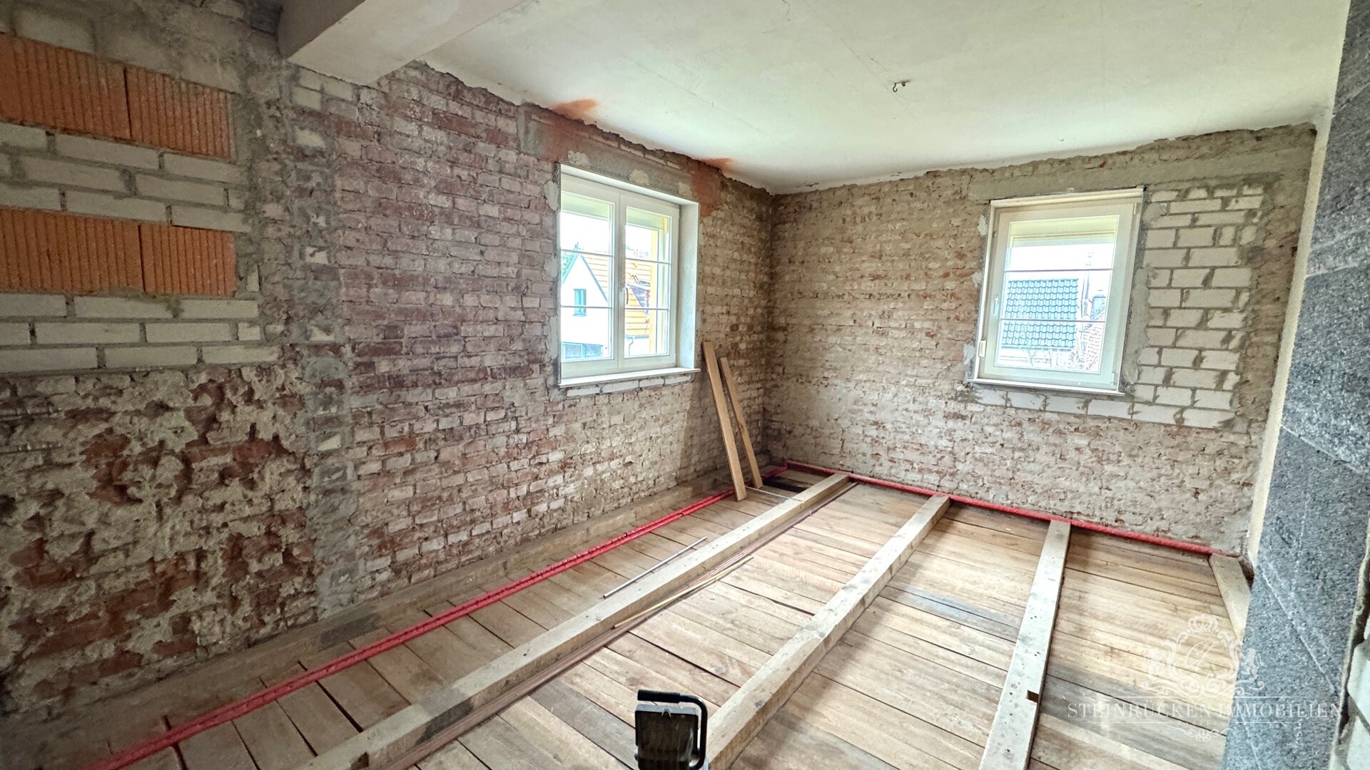 Badezimmer 1. OG, Rohbau