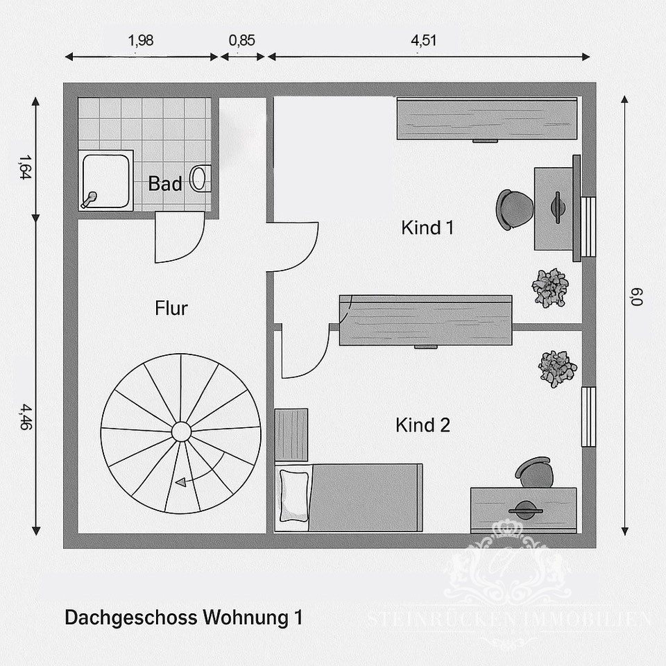 Wohnung1-Dachgeschoss