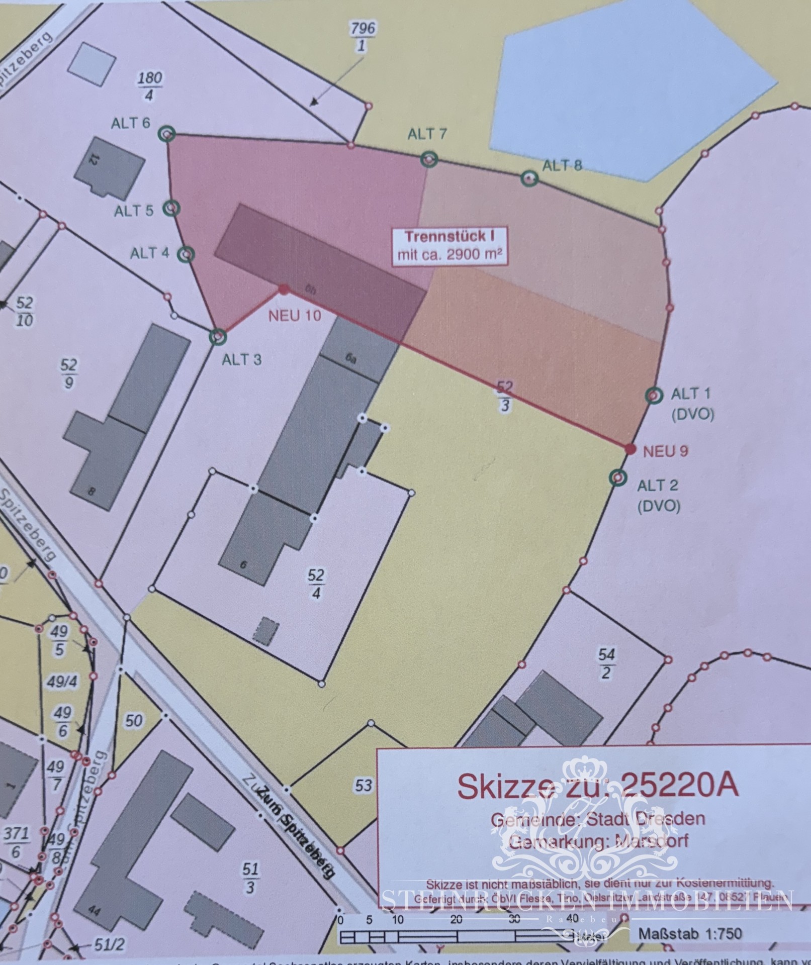 Grundstück und Flurkarte