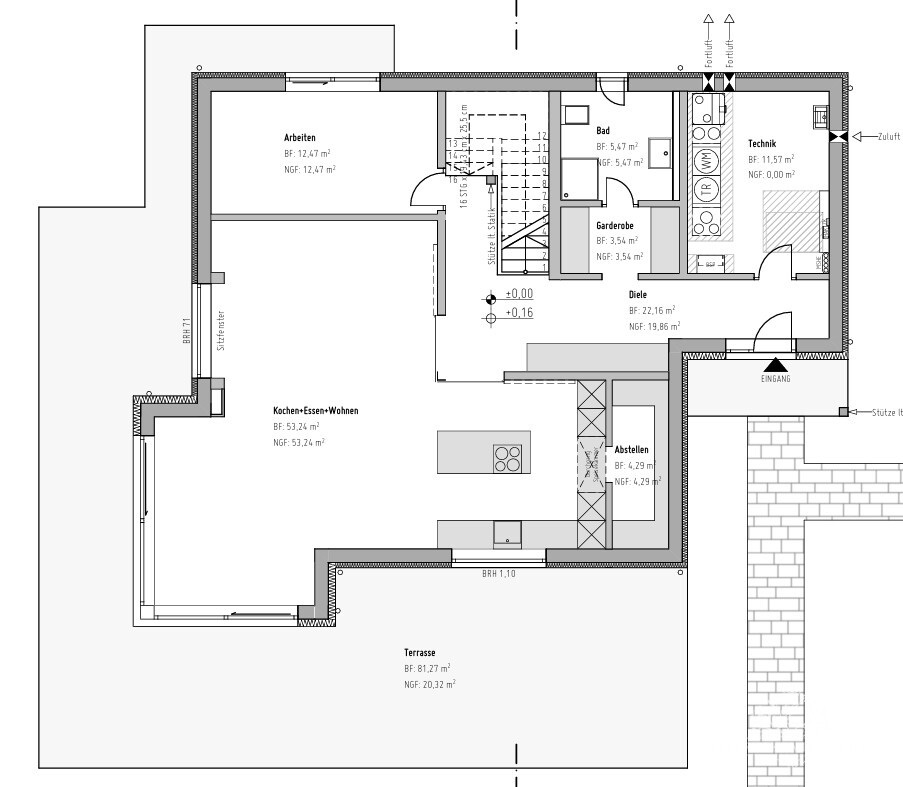 Grundriss Erdgeschoss