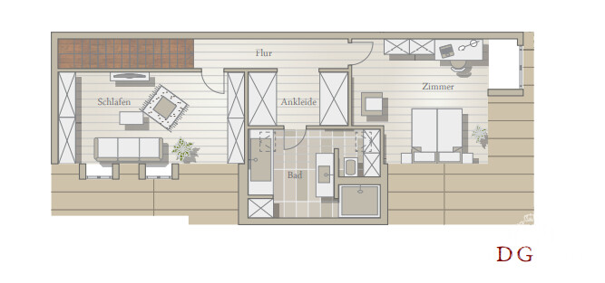 Grundriss DG