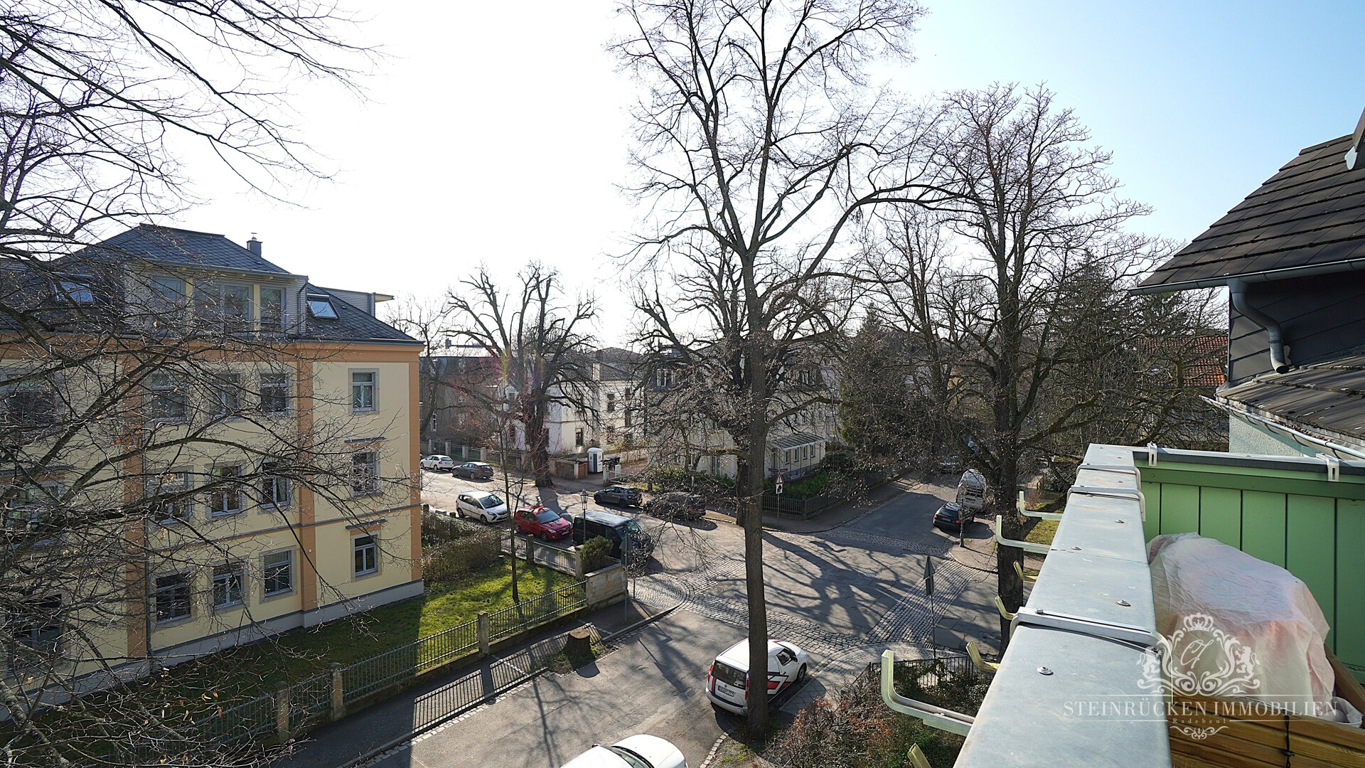 Ausblick Balkon