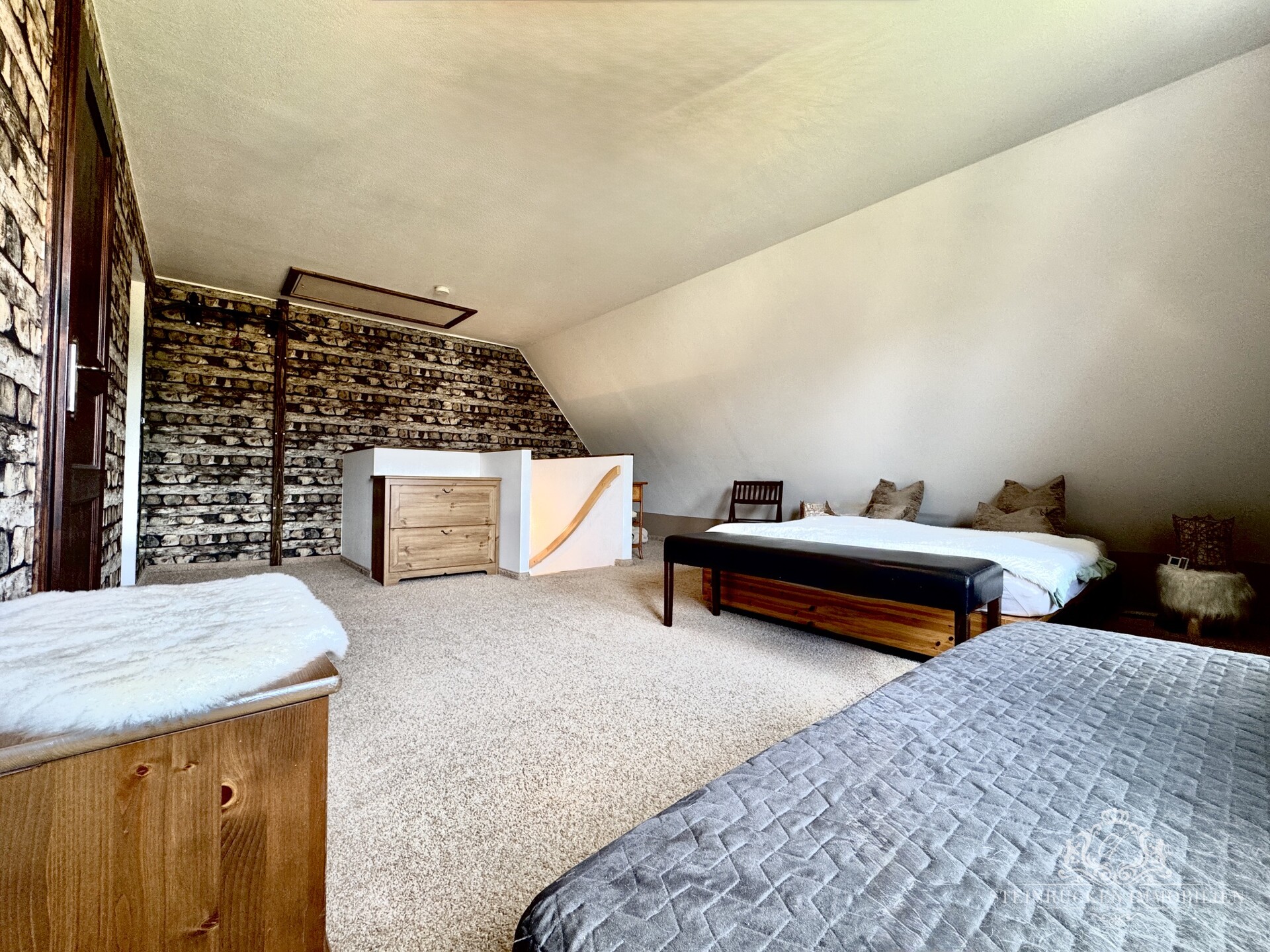 Schlafzimmer im Dachgeschoss