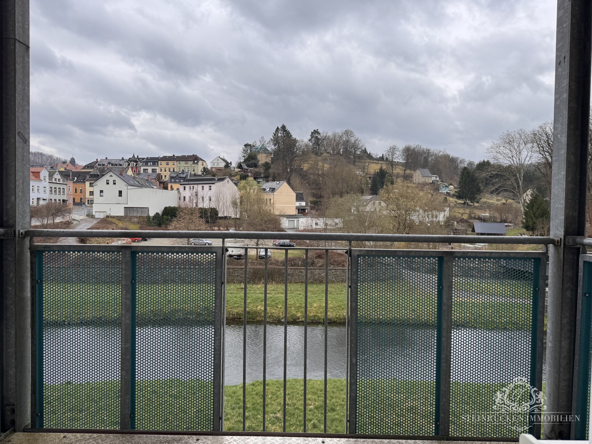 Blick vom Balkon