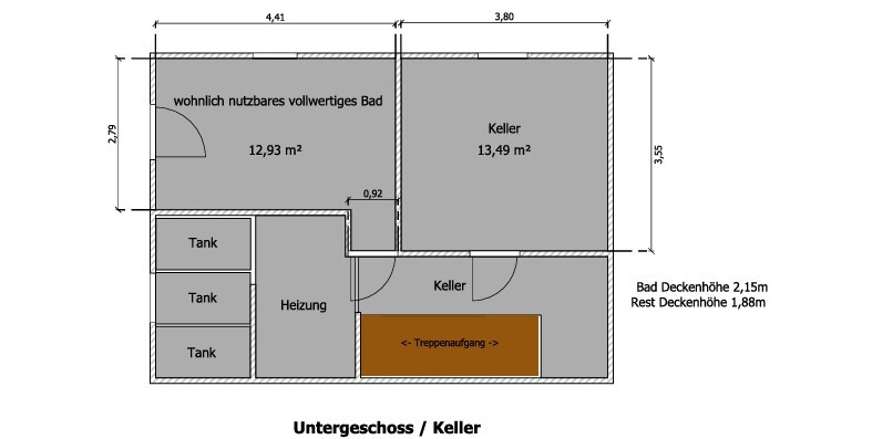 Grundriss UG