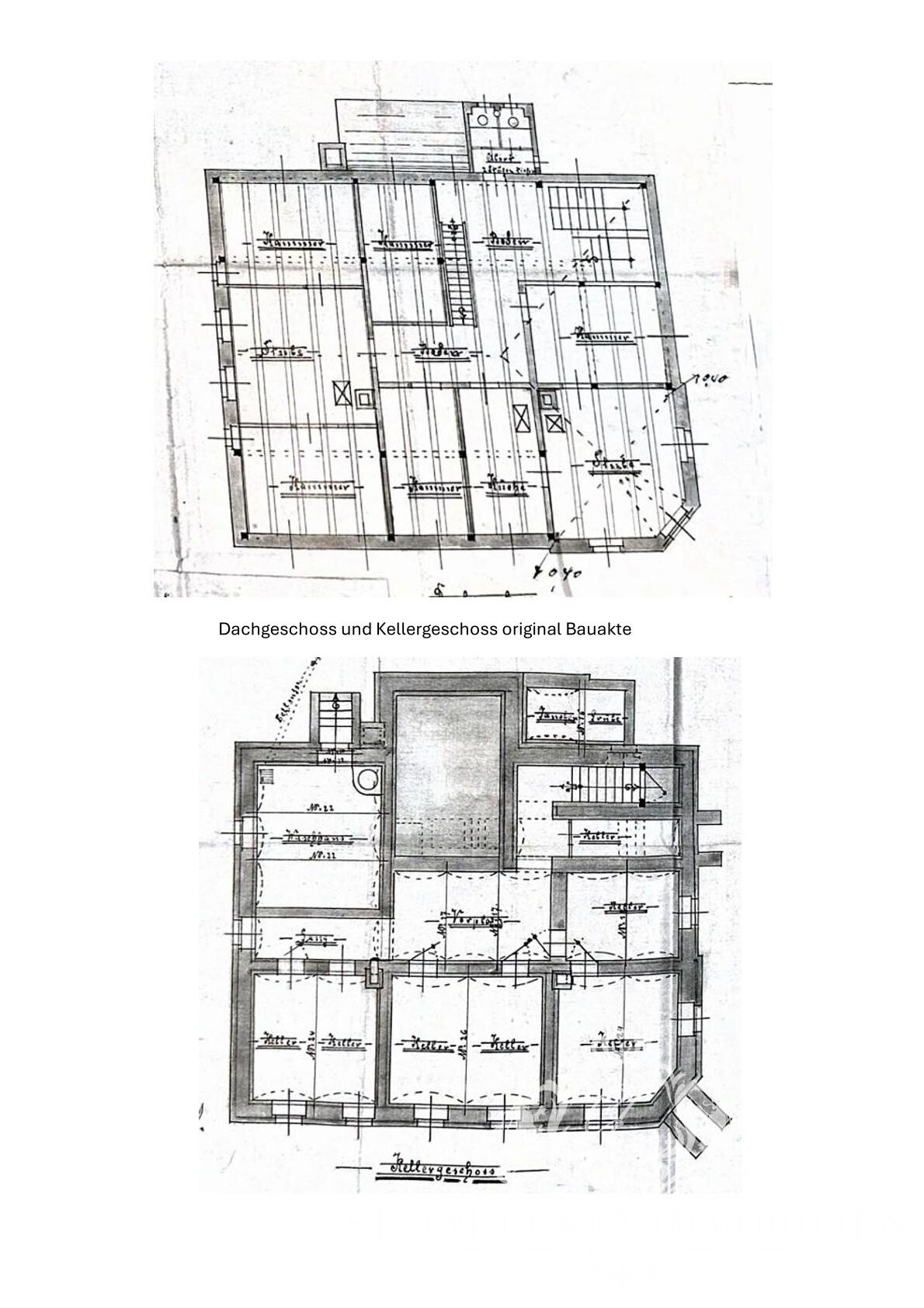 Grundriss original DG und KG-1
