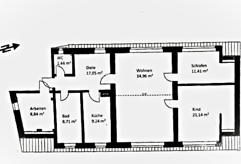 Grundriss Wohnung