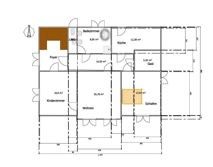 Grundriss OG